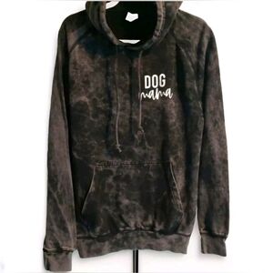 Women's "Dog Mama" tie dye hoodie Hooded Sweatshirt Medium NWOT!!